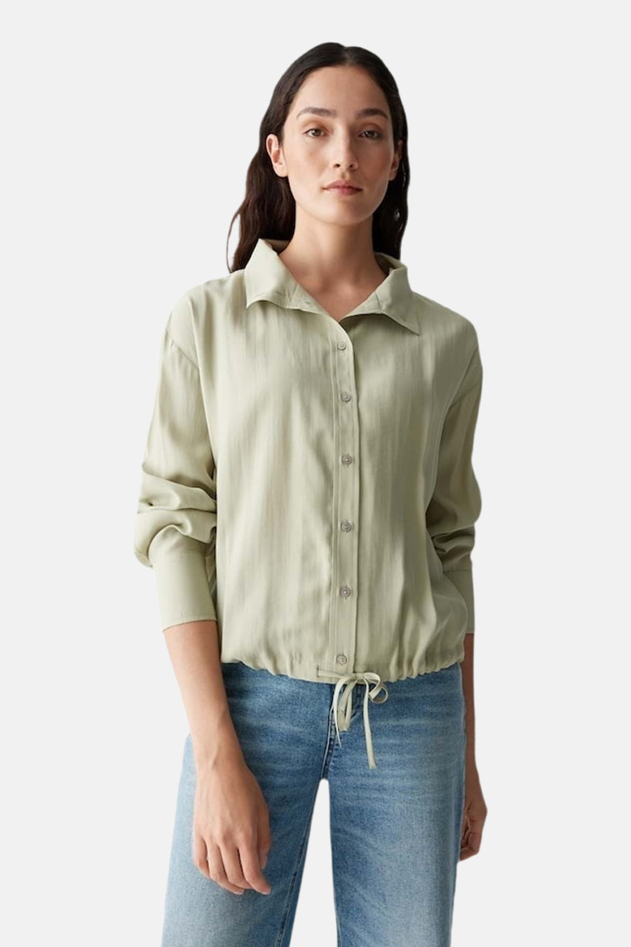 Hemd met lange mouwen - groen - OPUS