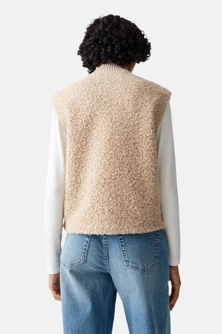 Pull à col rond - écru