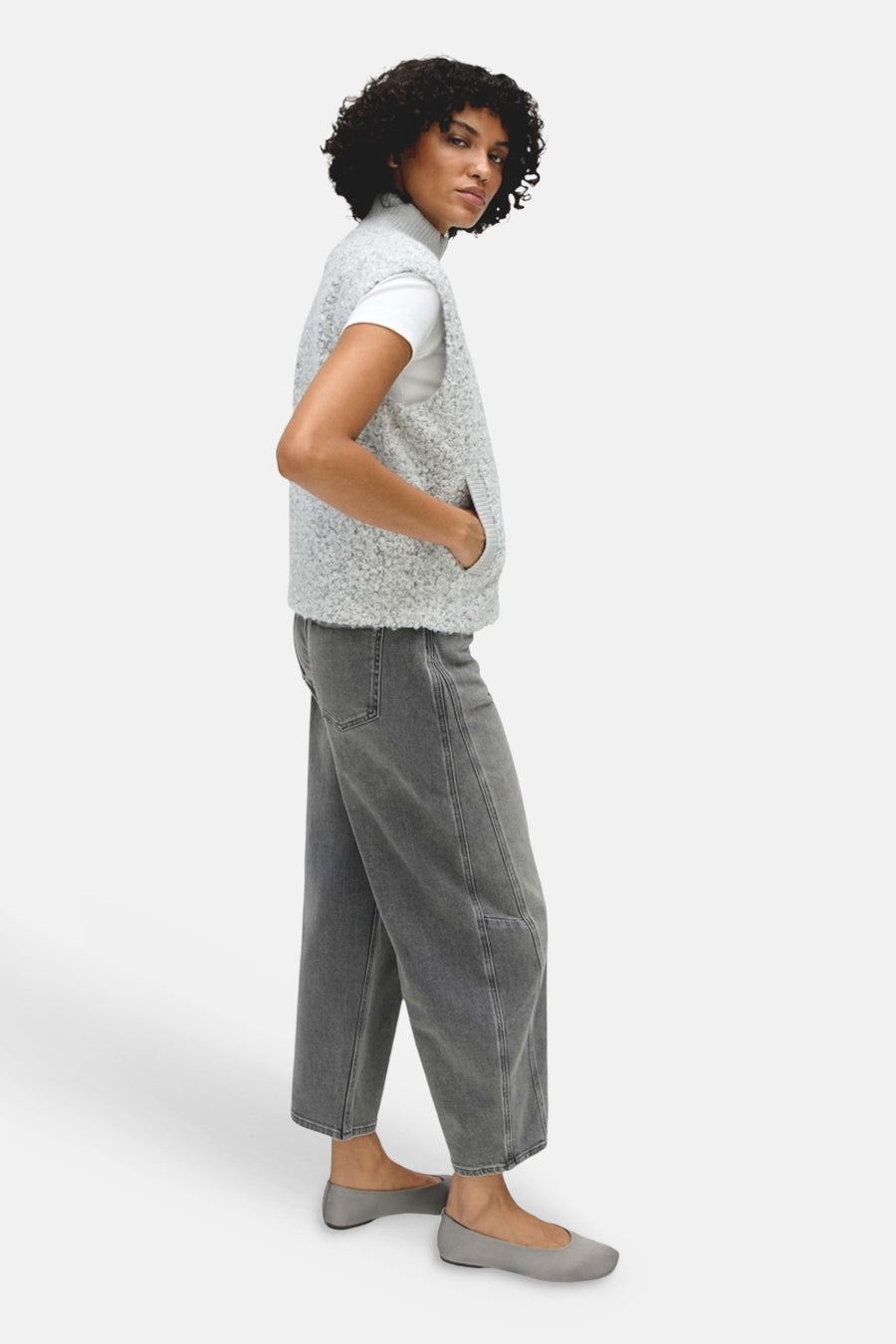 Cardigan - grijs