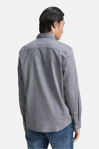 Chemise à manches longues - bleu - TOM TAILOR