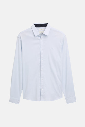 Chemise à manches longues - Bleu clair - TOM TAILOR