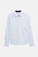 Chemise (manches longues) Bleu - TOM TAILOR