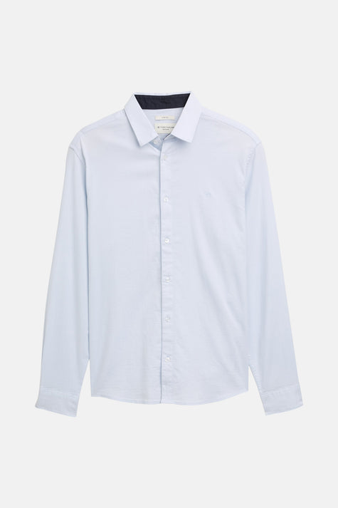 Chemise (manches longues) Bleu - TOM TAILOR