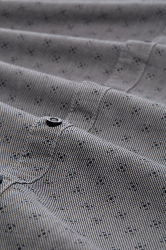 Chemise à manches longues - Gris - TOM TAILOR