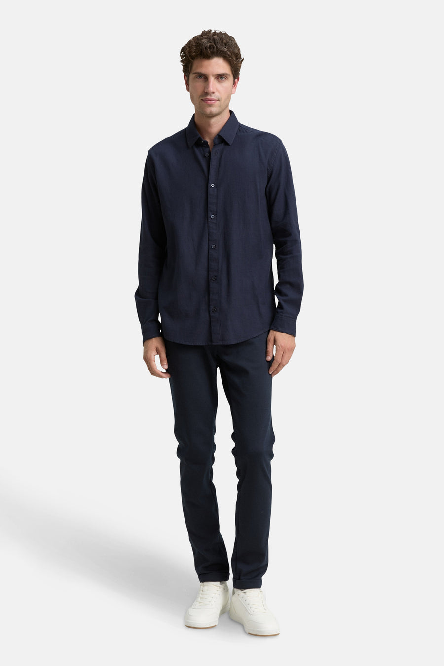 Hemd met lange mouwen - blauw