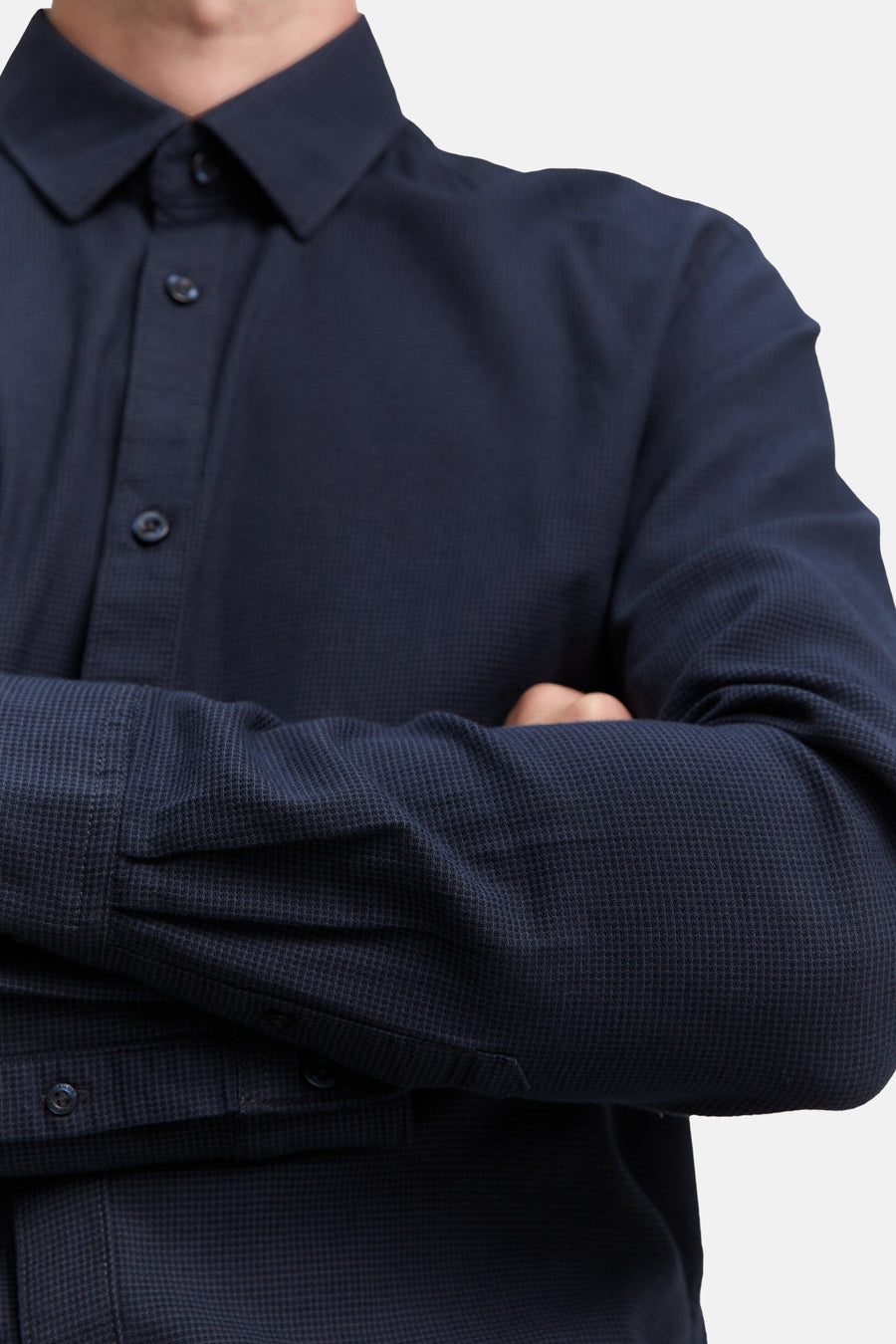 Hemd met lange mouwen - blauw