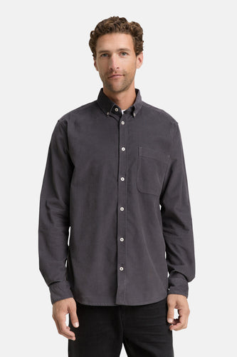 Hemd met lange mouwen - grijs