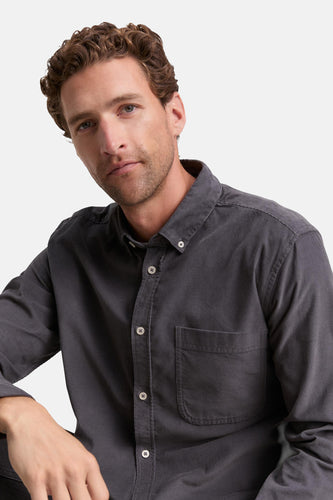 Hemd met lange mouwen - grijs