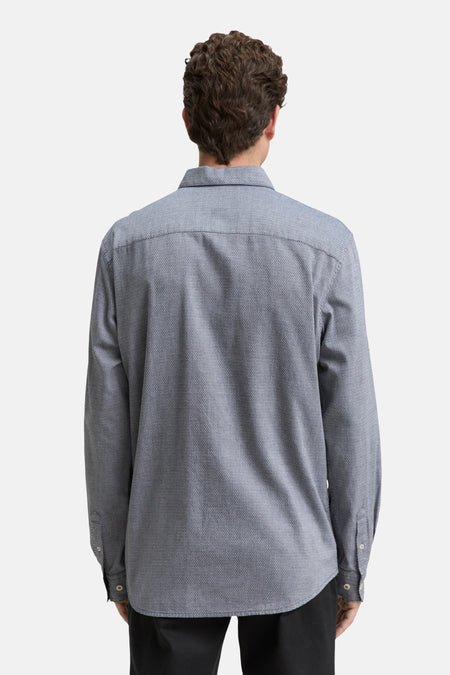 Hemd met lange mouwen - blauw