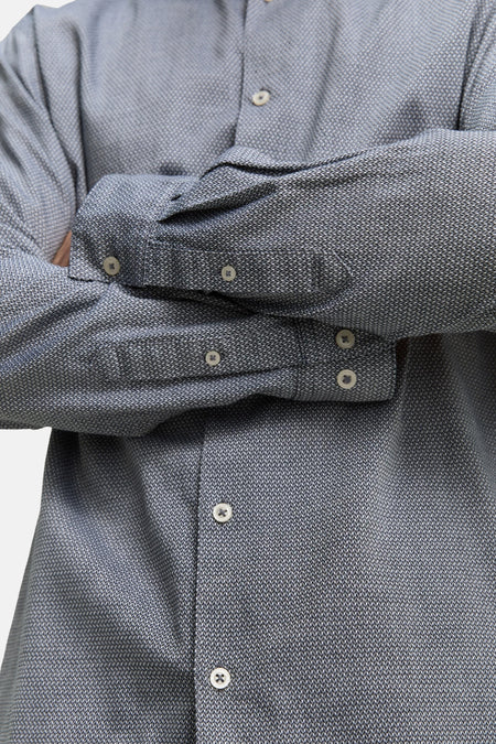 Hemd met lange mouwen - blauw
