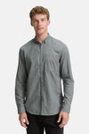 Chemise (manches longues) Vert - TOM TAILOR