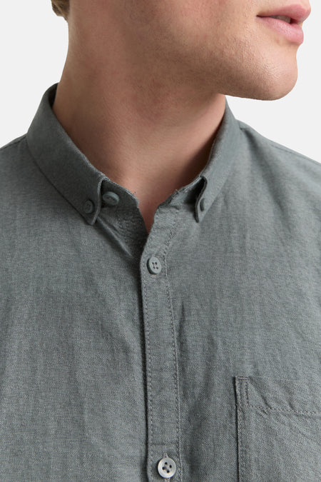 Chemise (manches longues) Vert - TOM TAILOR