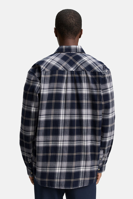 Chemise (manches longues) Bleu - TOM TAILOR