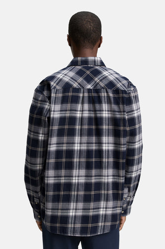 Chemise à manches longues - bleu - TOM TAILOR