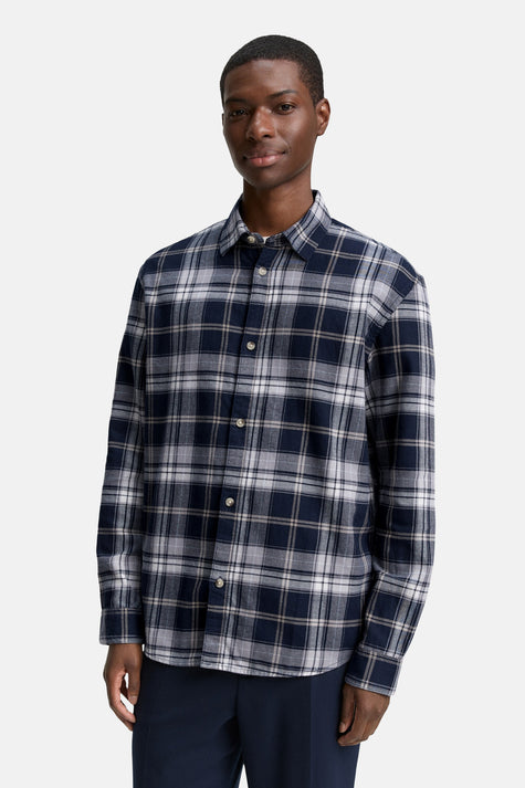 Chemise (manches longues) Bleu - TOM TAILOR