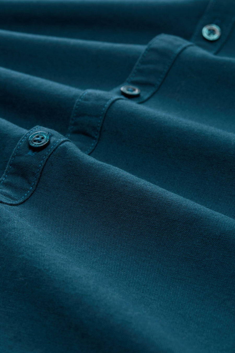 Hemd met lange mouwen - Turquoise