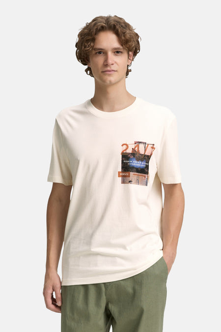 T-shirt (manches courtes) Blanc - TOM TAILOR