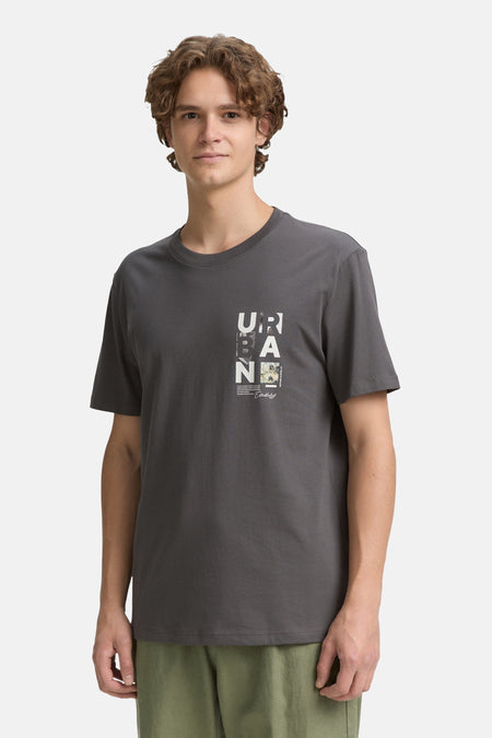 T-shirt (manches courtes) Gris - TOM TAILOR