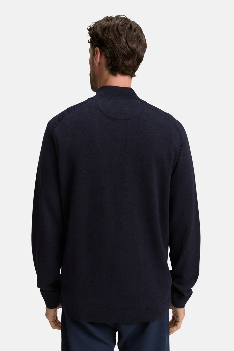 Pull met ronde hals - blauw - TOM TAILOR