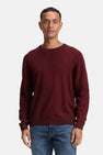 Pull met ronde hals - rood