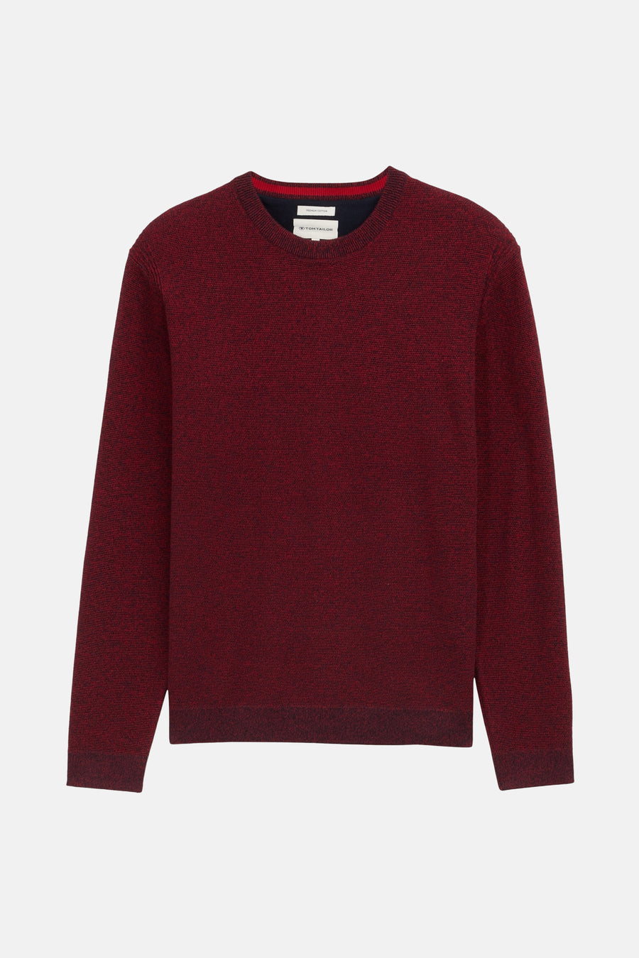 Pull met ronde hals - rood - TOM TAILOR