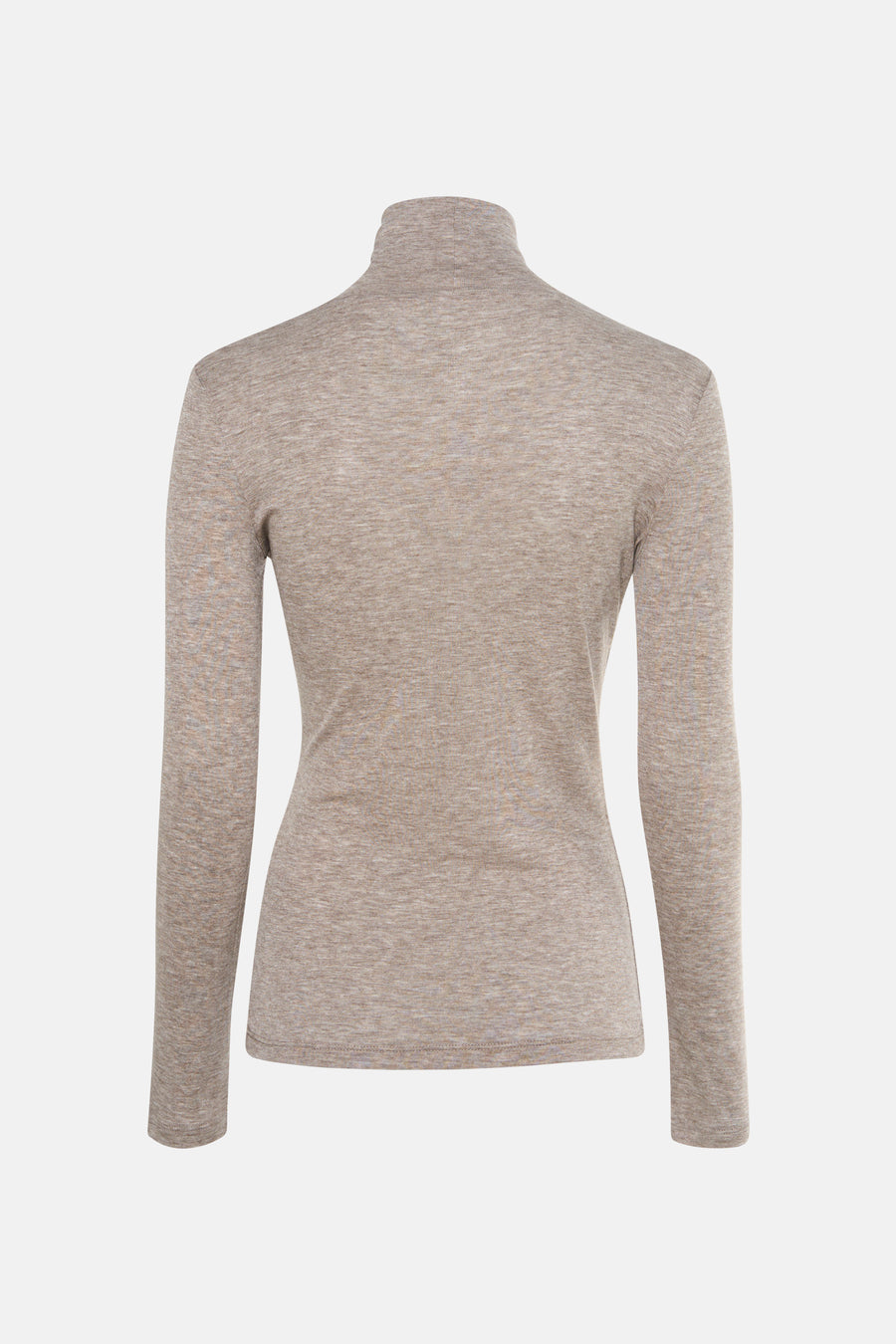 Pull met rolkraag - Beige