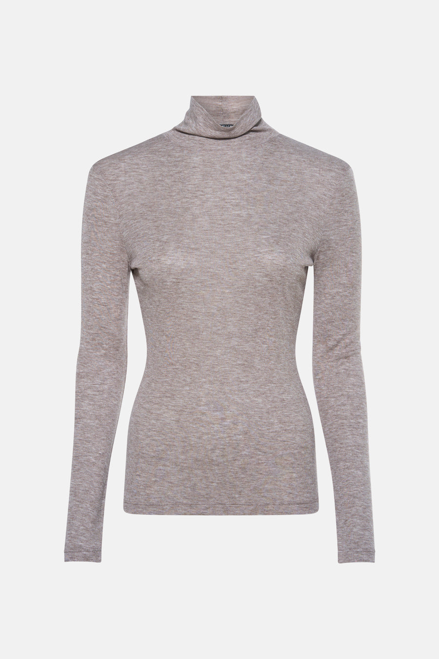 Pull met rolkraag - Beige