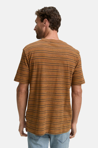 T-shirt à manches courtes - brun - TOM TAILOR