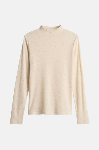 Pull met ronde hals - ecru - OPUS