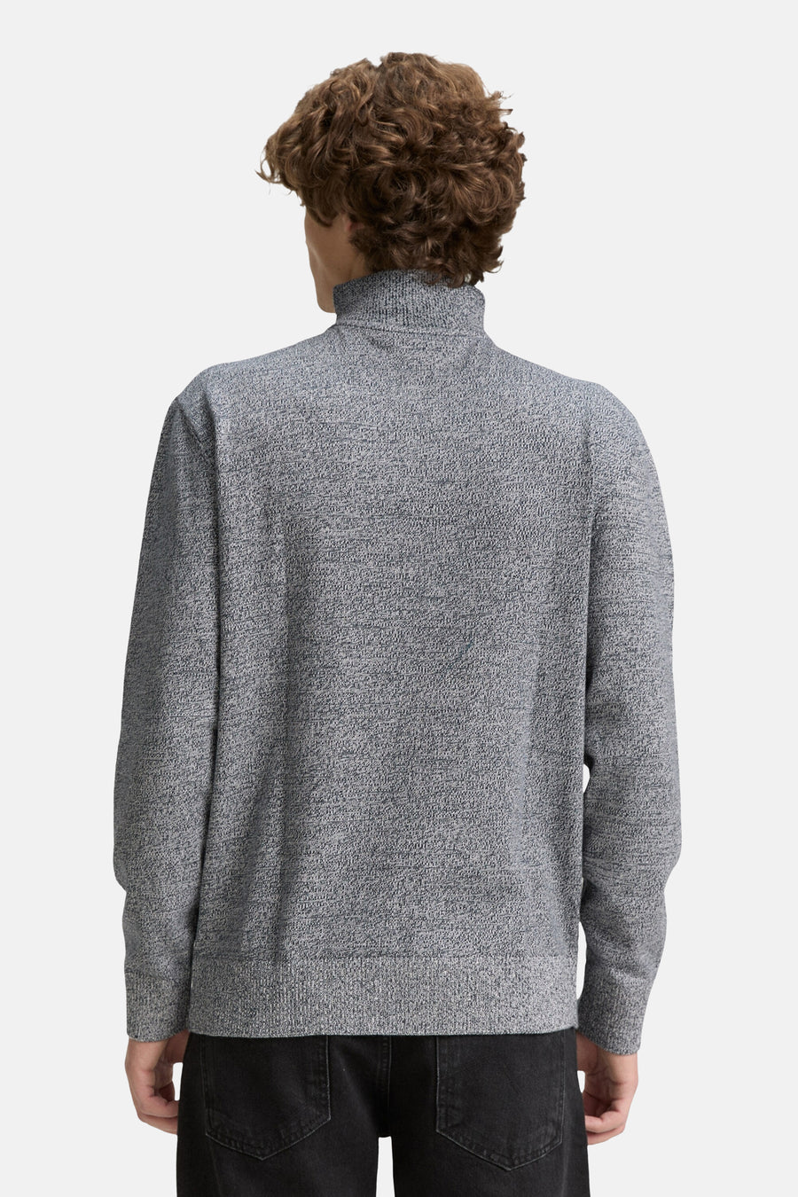 Pull met ronde hals - Grijs - TOM TAILOR