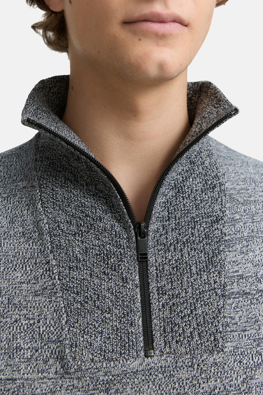 Pull met ronde hals - Grijs - TOM TAILOR