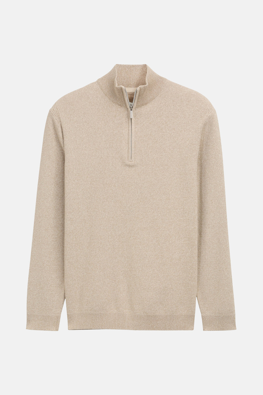 Pull met ronde hals - beige - TOM TAILOR