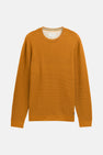 Pull met ronde hals - oranje