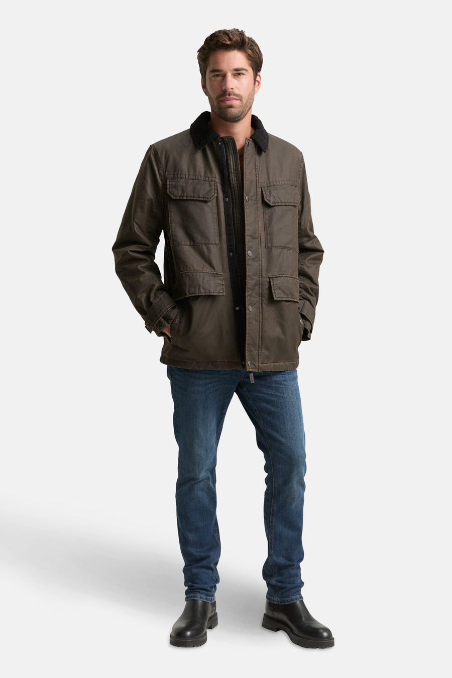 Korte jas - bruin - TOM TAILOR