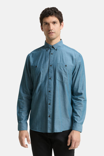 Hemd met lange mouwen - groen - TOM TAILOR - 6