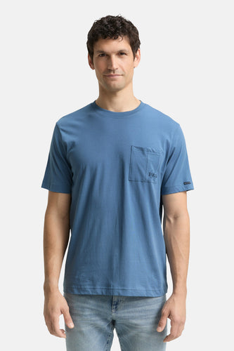 T-shirt met korte mouwen - blauw - TOM TAILOR - 6