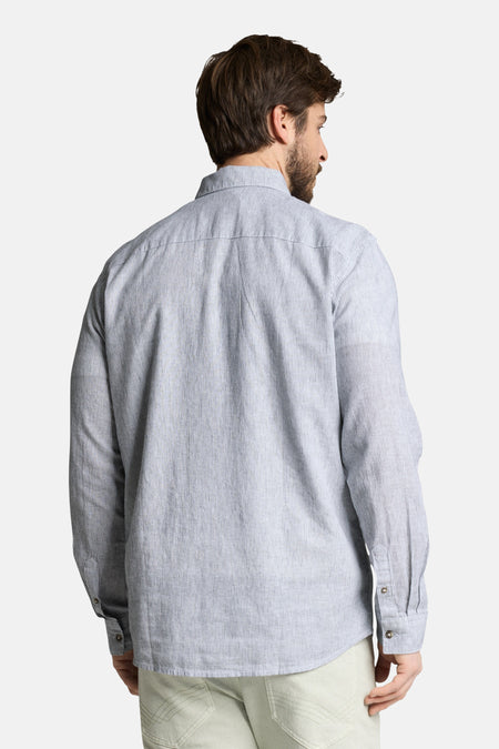 Chemise (manches longues) bleu - TOM TAILOR