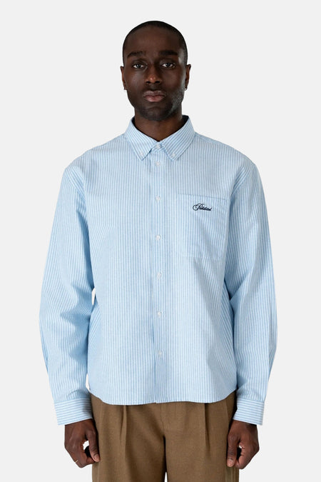 Chemise à manches longues - bleu