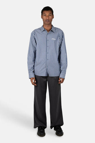 Hemd met lange mouwen - blauw