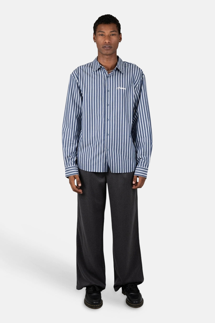 Hemd met lange mouwen - blauw