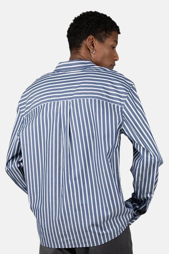 Hemd met lange mouwen - blauw