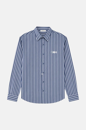 Hemd met lange mouwen - blauw