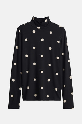 T-shirt (lange mouwen) zwart - OPUS - OPUS