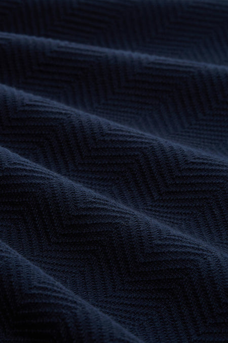 Pull à col rond - bleu