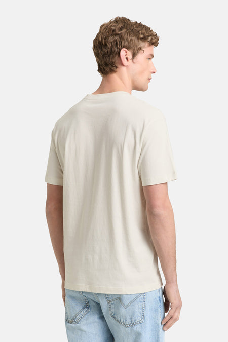 T-shirt (manches courtes) Écru - TOM TAILOR