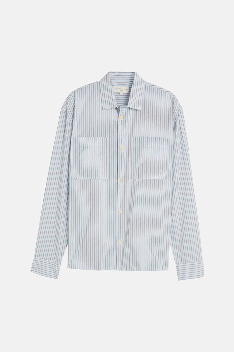 Chemise à manches longues - bleu
