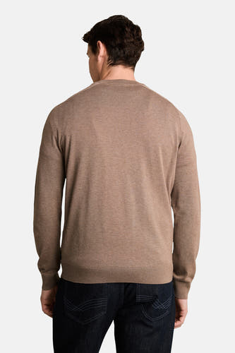 Pull col O brun - TOM TAILOR