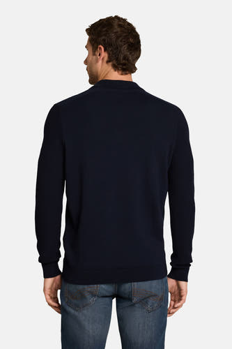 Trui met ronde hals blauw - TOM TAILOR