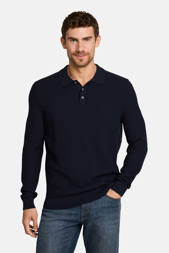 Trui met ronde hals blauw - TOM TAILOR