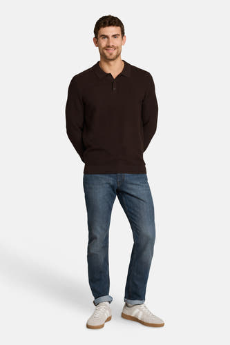 Pull col O brun - TOM TAILOR